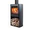 Aduro Kaminofen | Asgård 9 | Schwarz | mit Holzfach | 5 kW