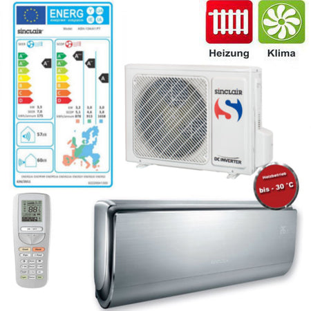 Klimaanlage Inverter Sinclair Easy Quick System 3,5kW Premium