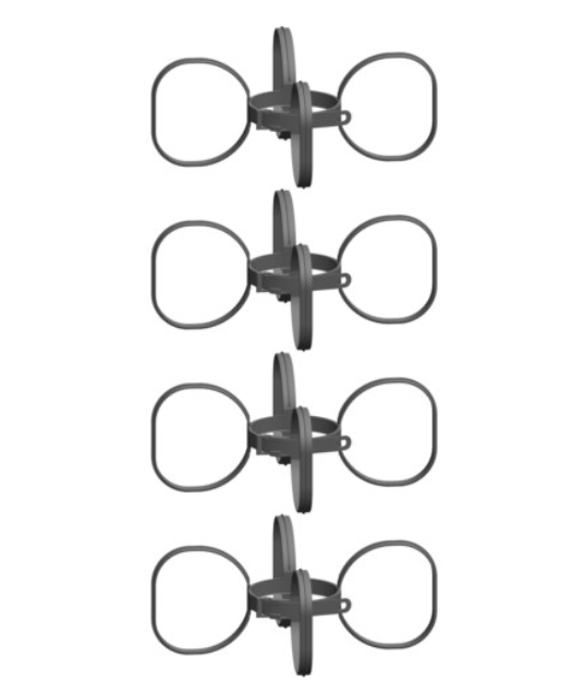 ATEC | Abstandshalter PolyTop | DN60 | 4 Stück