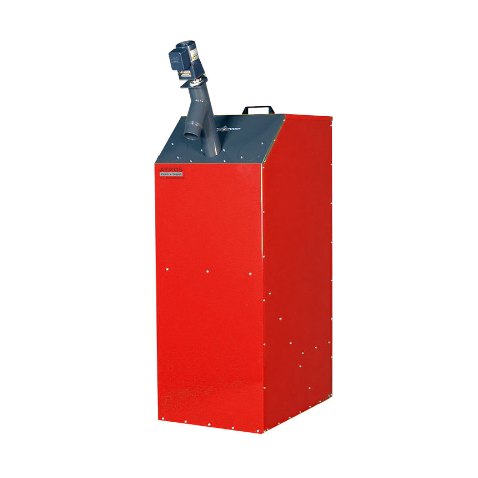 Atmos Platzsparsilo inkl. Förderschnecke 400 Liter - rot für A25 GSP