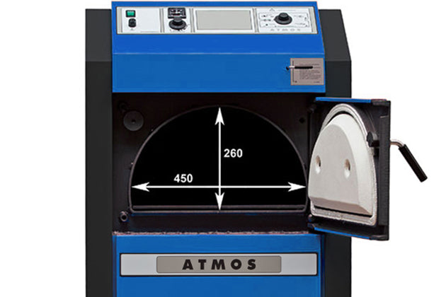 Atmos DC25GSE mit aut. Zündung Kessel Fülltür | Klimaworld.com