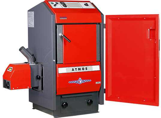 Pelletkessel Atmos P21 inkl. A25 Brenner und Förderschneck Komplettset 4  | klimaworld.com