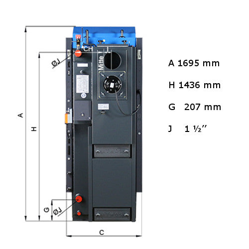 Atmos Kombikessel KC25SPL