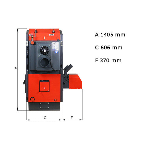 Atmos Pelletkessel P15 mit Holznotbetrieb