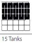 Aufstellschema 15 Tanks - VSF 611
