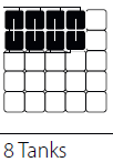 Aufstellschema  8 Tanks - VSF 5