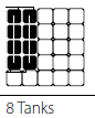 Aufstellschema  8 Tanks - VSF 613