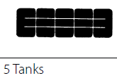 Aufstellschema 5 Tank - WSF1005