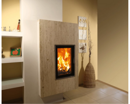 Austroflamm Kamineinsatz 45x68 K 2.0 flache Scheibe- ambientebild | klimaworld.com