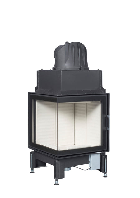 Austroflamm Eckkamineinsatz 55x55x51 K 2.0 mit 7 kW Speicherkamin raumluftunabhängig
