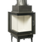 AUSTROFLAMM Eckkamineinsatz 55x55x57 K 3.0 | Eckscheibe inkl. Klapptüre | 13 kW