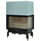 Austroflamm Eckkamineinsatz 89x49x57 S 2.0 | Eckscheibe rechts | 12,0 kW