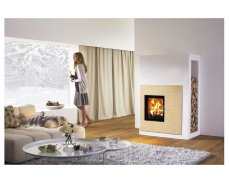 Austroflamm Kamineinsatz 45x51 K 2.0 flache Scheibe- Ambientebild | klimaworld.com