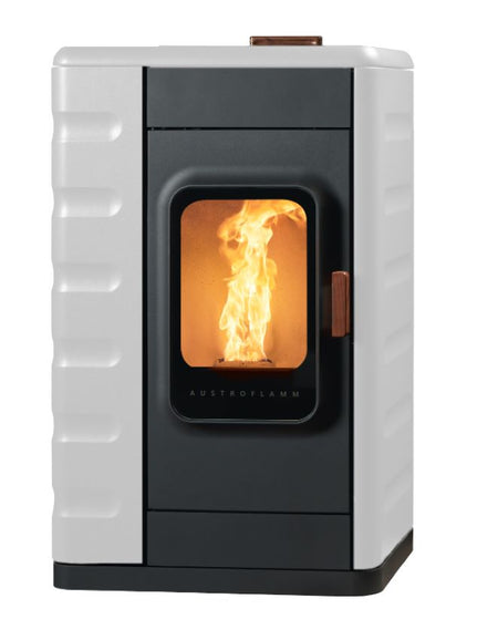 Austroflamm Ruby in Keramikverkleidung bright white | klimaworld.com