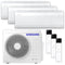 Samsung Multisplit Klimaanlage | WindFree Avant | 2x2,5 kW + 3,5 kW | Weiß