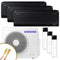 Samsung Klimaanlage | WindFree Avant | 2x2,5 kW + 3,5 kW | Schwarz | Quick-Connect