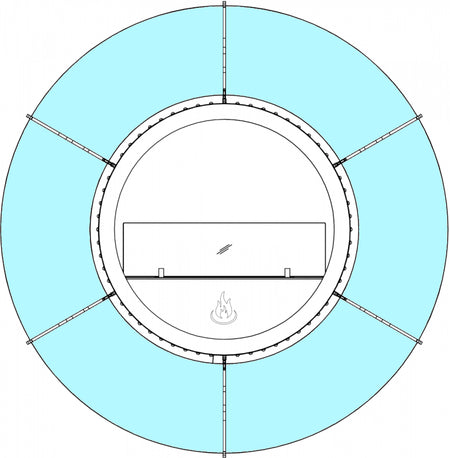Plexiglasplatte für ebios-fire Aviator