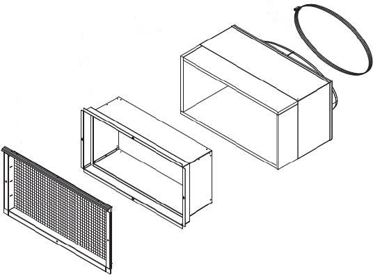 Wanddurchführung horizontal mit Schacht | Olwi Air Station | AWG 560 L