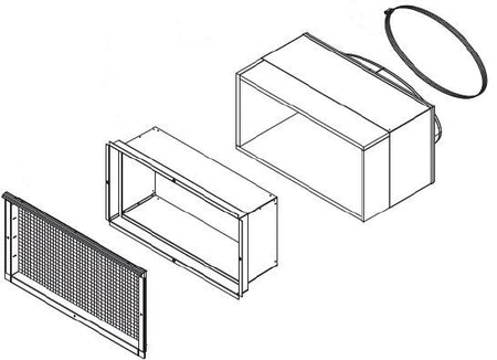 Wanddurchführung horizontal mit Schacht | Olwi Air Station | AWG 560 L