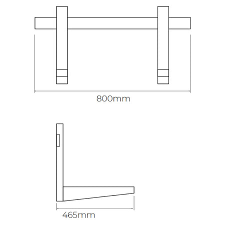 ASPEN | Wandhalterung für Außengeräte | bis 60 kg