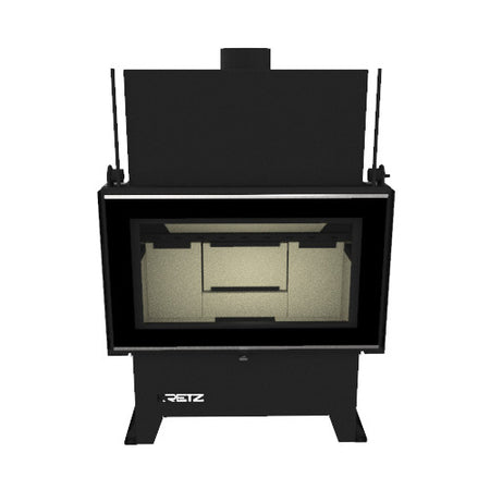 KRETZ | Kamineinsatz B 104 SP | Befeuerung vorn + hinten | 8 kW ➔ www.klimaworld.com