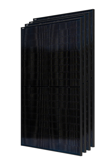 4x Hanover Halbzellen Solarmodul | monokristallin | 345 Watt 