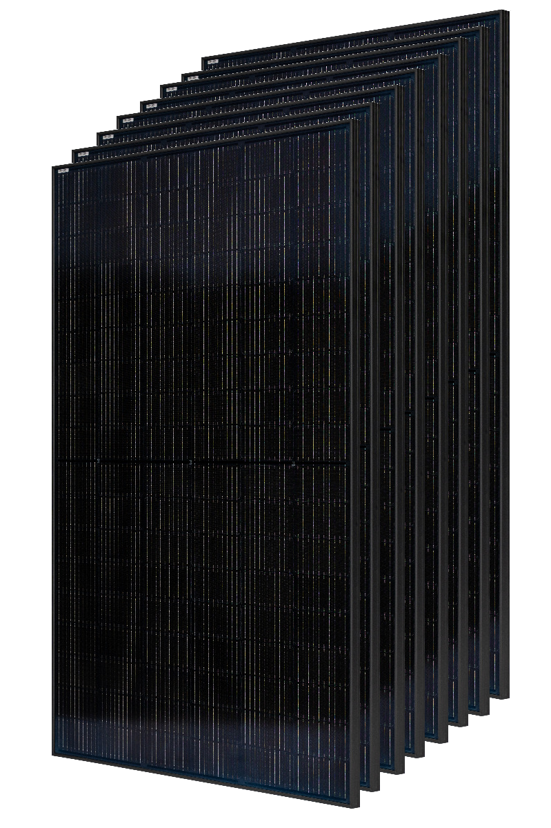 8x Hanover Halbzellen Solarmodul | monokristallin | 345 Watt 