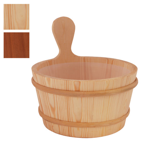 Sentiotec Holzeimer 4 Liter inkl. Plastikeinsatz | Farbwahl | klimaworld.com