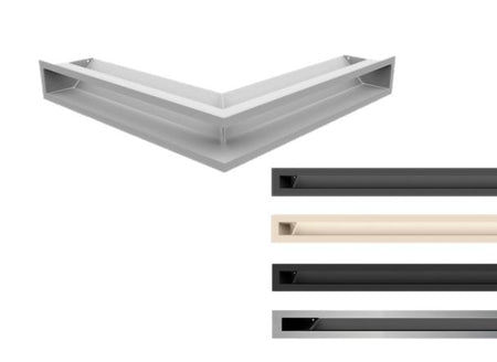 Kratki Eckluftleiste, Luftleiste 45S, 5 Farben | 560x560 Winkel x 90mm