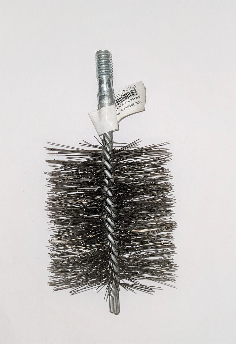 ThermoFlux Kesselbürste Ofenbürste 50x100 mm | eckig | Gewinde M12