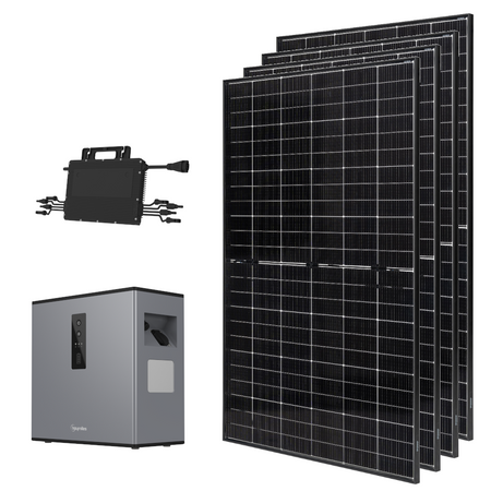 Balkonkraftwerk 1800W inklusive Batteriespeicher Starter Set | klimaworld.com