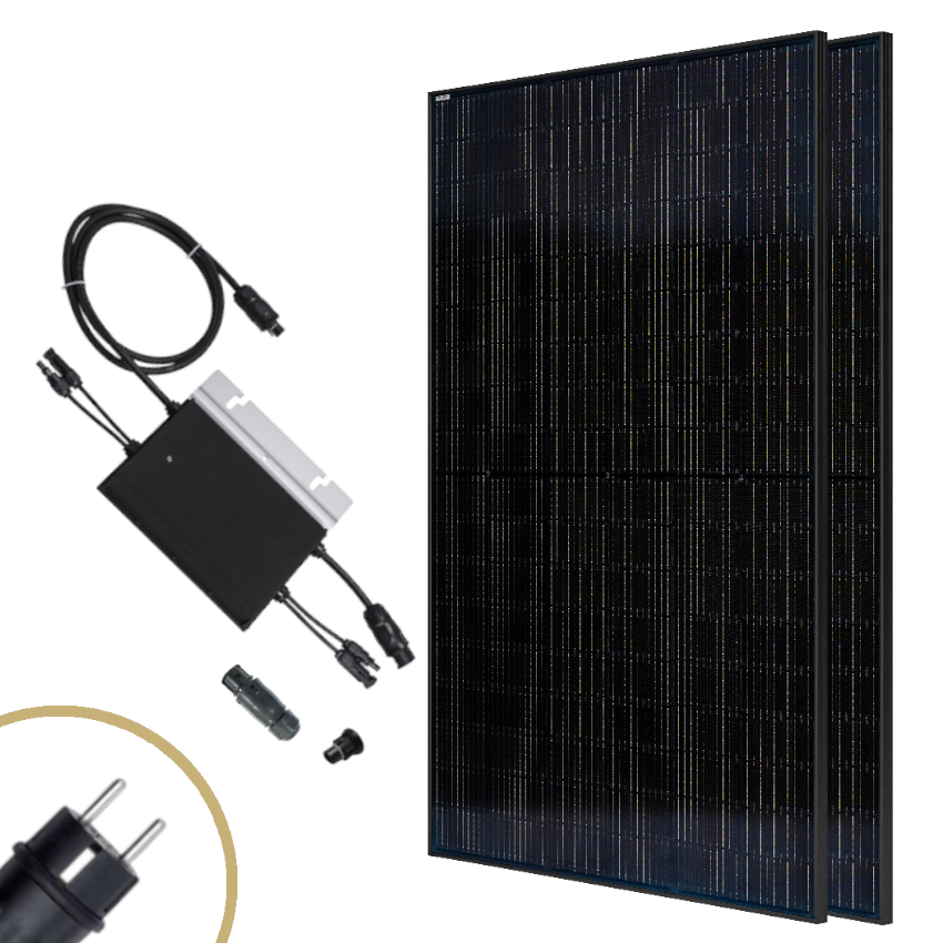 Balkonkraftwerk 600 W Photovoltaikanlage, Starterset | klimaworld.com