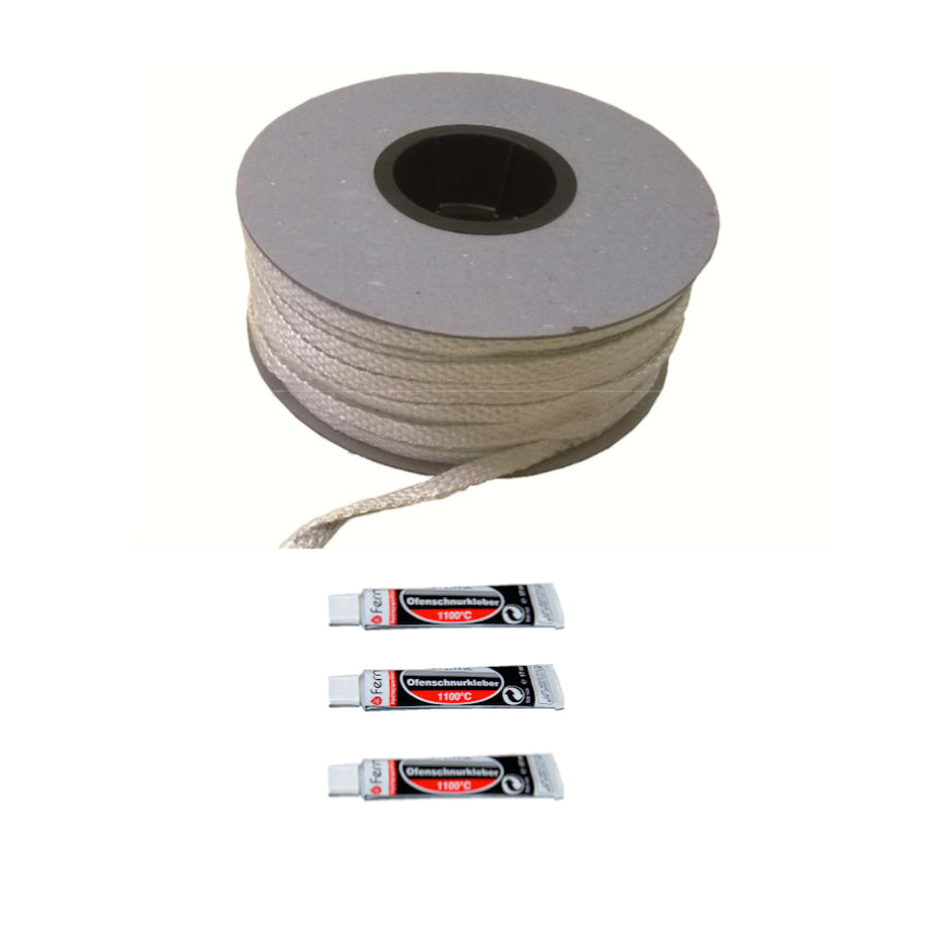 Fermit | Glasfaserband inkl. Kleber | weiß | 5 Meter