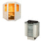 Sentiotec Sauna Komplettset Basic Corner | Cumulus | 5 Pers.