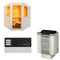 Sentiotec Sauna Komplettset Basic Corner | Cumulus | 5 Pers.