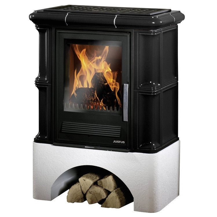 Justus | Kamin | Bavaria | Anthrazit mit Sockel | 7,0 kW ➩ Klimaworld