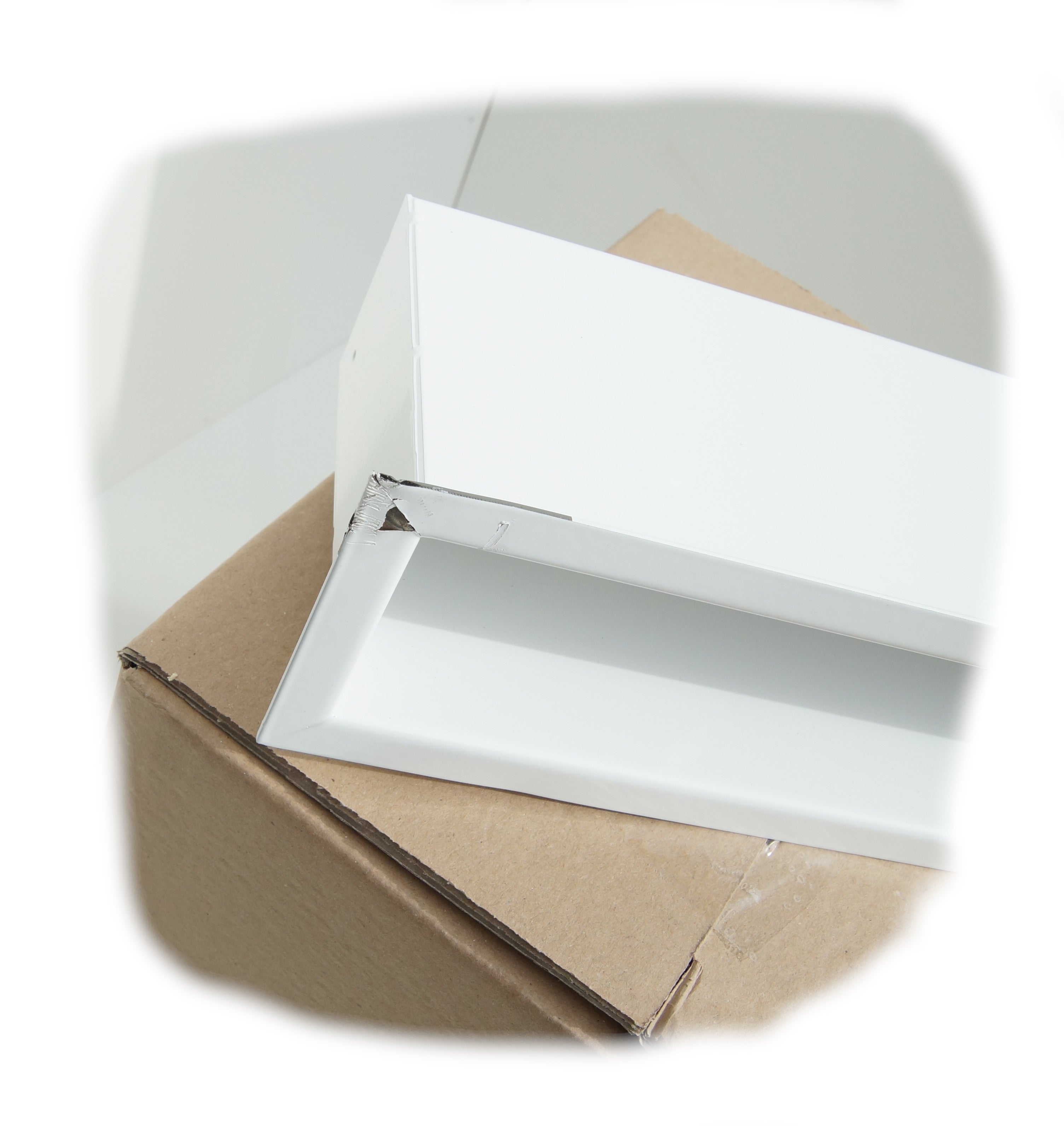 Kamin - Luftleiste | Lufteinlass | 400x90mm | WEIß