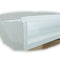 #Kratki Lüftungsgitter 45S | 90x800x126,5 mm | weiß | B-Ware