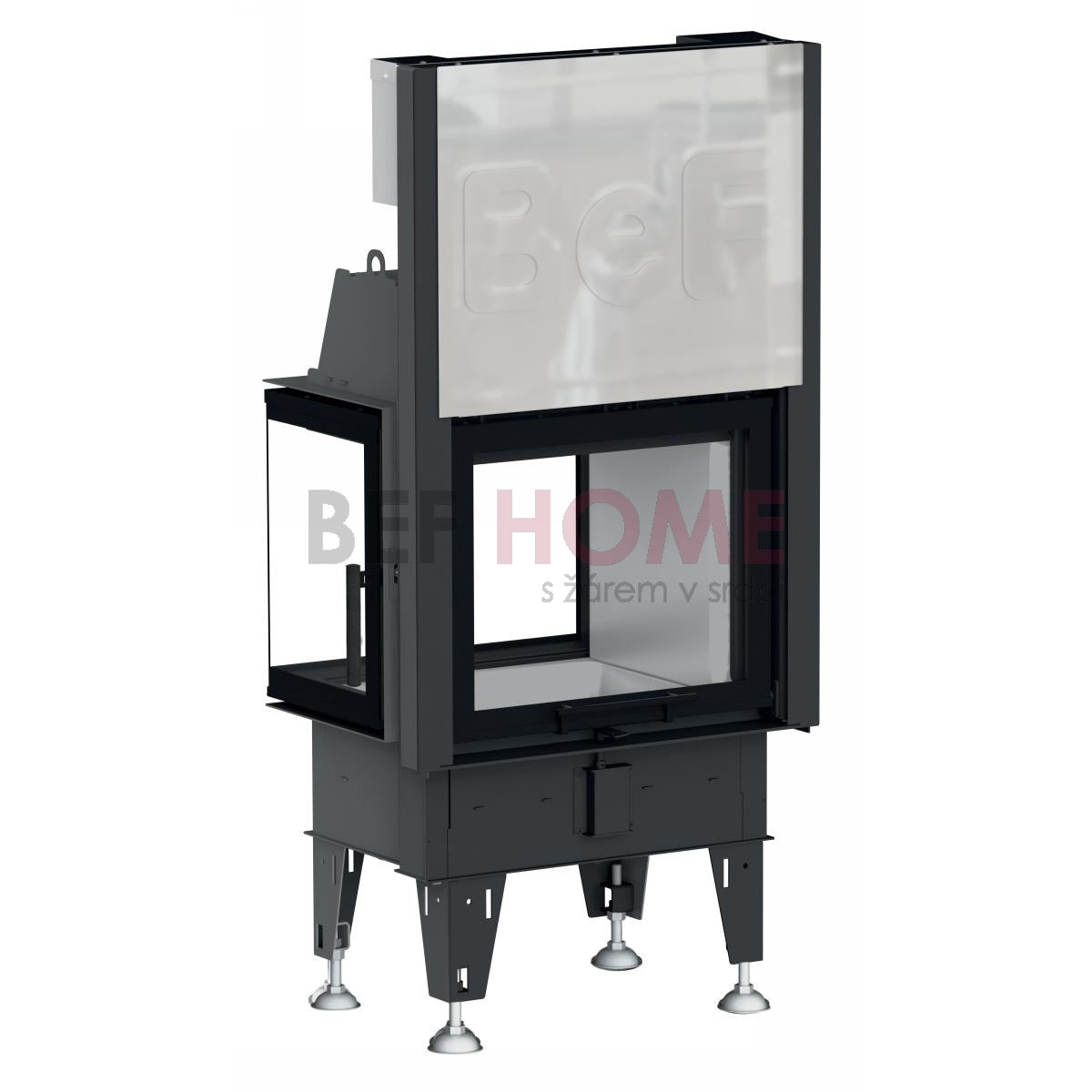 Warmluft Kamineinsatz BEF Twin 7 V CP| 7kW 