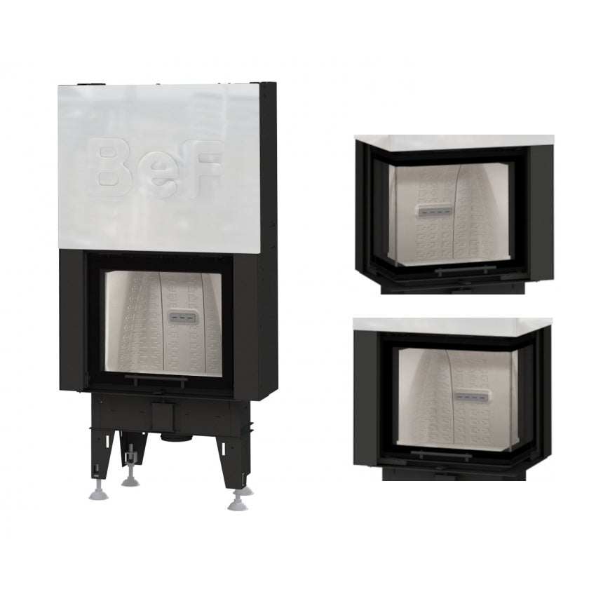BEF FEEL V 6 | Warmluft Kamineinsatz | hochschiebbar | 5 kW | Klimaworld.com