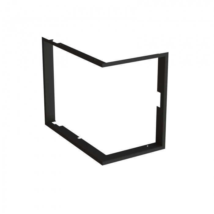 BeF Einbaurahmen Feel (V) 8/9, 80 mm, schwarz | Klimaworld.com