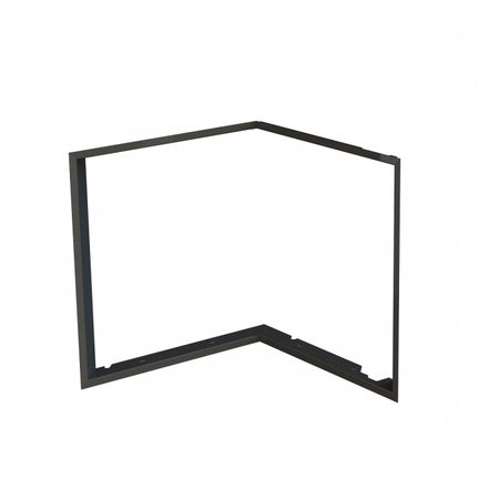 BeF Einbaurahmen Flat V 6 L, ohne Rand, schwarz | Klimaworld.com