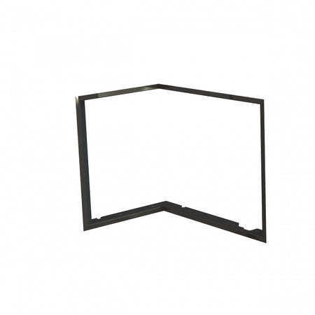 BeF Einbaurahmen Flat V 8 L, 60 mm schwarz | Klimaworld.com