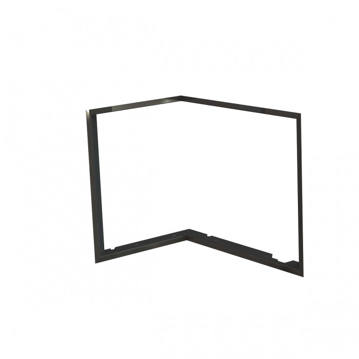 BeF Einbaurahmen Flat V 8 L, 60 mm schwarz | Klimaworld.com
