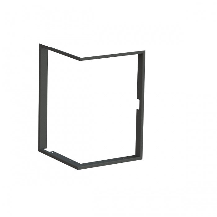 BeF Einbaurahmen Tower 5 EH, 60 mm schwarz | Klimaworld.com