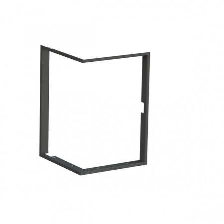 BeF Einbaurahmen Tower 5 EH, 60 mm schwarz | Klimaworld.com