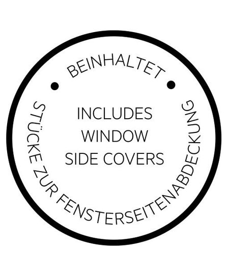 inkl. Fensterseitenabdeckung