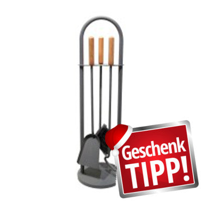 Kaminbesteck 3 teilig gussgrau ca. 70cm 