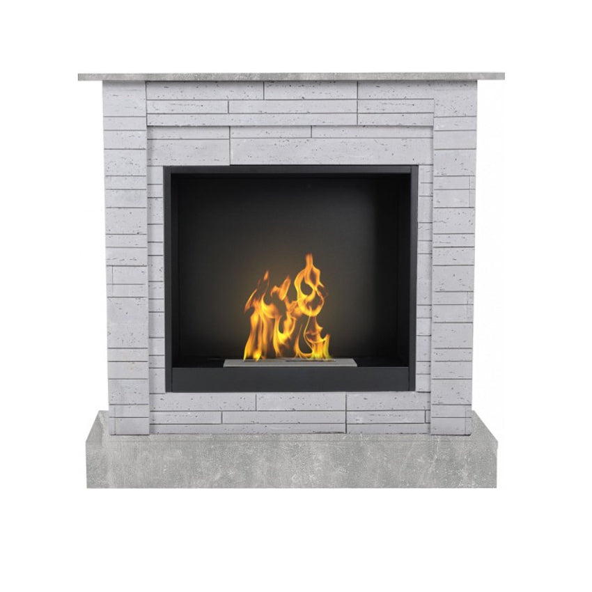 Aflamo Bio-Kamin | Vigo Stone mit Einsatz Bio 60