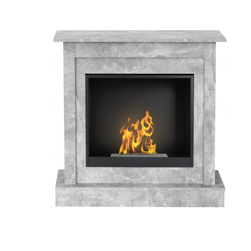 Aflamo Bio-Kamin Vigo Classic mit Einsatz Bio 60, Beton | klimaworld.com